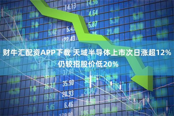 财牛汇配资APP下载 天域半导体上市次日涨超12% 仍较招股价低20%